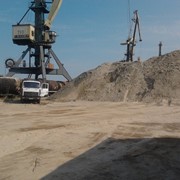 Песок строительный фото