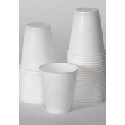 Пластиковые стаканы — 3000 шт Plastic cup White 3000pcs-ctn (per3000) фотография