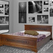 Кровать из массива сосны “Классика“ фото