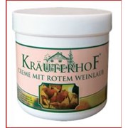 Крем для ног Krauterhof (Краутерхоф) с диким конским каштаном и красными виноградными листьями фото