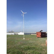 Ветросолнечная электростанция фотография