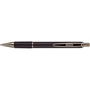 Ручка шариковая Attache G08BL, 0,7мм, автомат, металлический черный корпус, синяя фотография