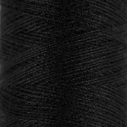 Нитки 45 м, цвет чёрный фото