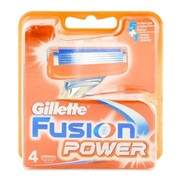 Сменные лезвия Gillette Fusion Power 4шт фото