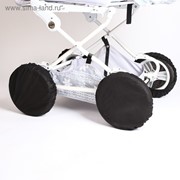 Чехлы на колёса детской коляски, набор 4 шт., спанбонд фото