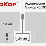 Панель для стандартных потолков, ЭхоКор 60/1195х595 П фото