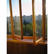 Окна с деревянными рамами остекленные, Акция, 15% скидка фотография