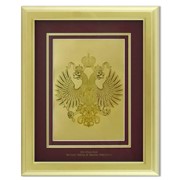 Картина Герб России золотой фон