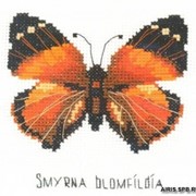 Набор для вышивания крестиком Риолис НВ-094 “Бабочка Нимфалида“ 13см.*13см. фото