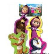 Baby Puzzle, Vladi Toys, пазлы мягкие для детей в коробке, крупные детали, игрушка детская Маша и Медведь фотография