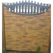 Забор железобетонный декоративный фото