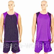 Форма баскетбольная мужская двусторонняя однослойная Unite (рост 160-190 см, фиолетовый) фото