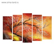 Модульная картина на подрамнике “Поздняя осень“ 2-25*63; 2-25*71; 1-25*80: 125х80 фото