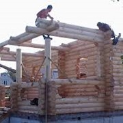 Монтаж деревянных домов фото