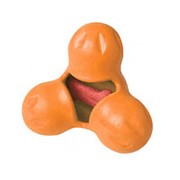 Zogoflex Игрушка для собак Tux S 10см под лакомства оранжевый фотография