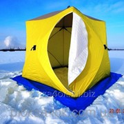 Палатка призма CUBE зимняя для зимней рыбалки на алюминиевом каркасе КУБ