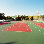 Покрытие резиновое для теннисных кортов