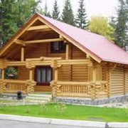 Строительство деревяных домиков фотография