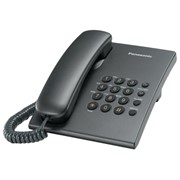 Телефон PANASONIC KX-TS2350RUT, титан, повторный набор, тональный/импульсный режим фото