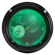 Часы NEON №8 чёрные, d 32 см фотография