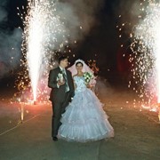 Фейерверк на свадьбу фото