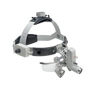 Налобный светодиодный осветитель ML4 LED в комплекте с бинокулярными лупами HR 2.5x и защитным щитком S-Guard фото