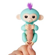 Интерактивная обезьянка Fingerlings Baby Monkey, зеленый фото