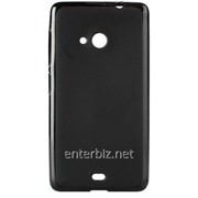 Чехол Drobak Elastic PU для Microsoft Lumia 535 Nokia DS Black (215186), код 120865 фотография