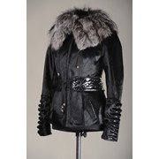 Куртка кожаная модель 4105, от компании производителя DaVaNi ТМ, ООО, оптовая и розничная продажа фотография