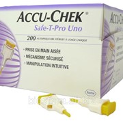 Ланцеты для прокола кожи одноразовые, Accu-Chek Safe-T-Pro Uno ланцеты №200 фотография