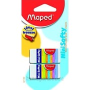 Ластики Maped Ластик MAPED “Softy mini“, в карт.футляре 2шт фото