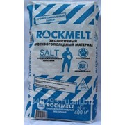 Противогололедный материал RockmeltSalt мешок 20 кг фото