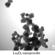 Ультрадисперсные порошки оксидов РЗЭ. Lu2O3, (Lu1-хEuх)2O3 (х=0.01-0.1) фото