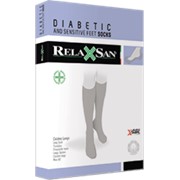 Носки для диабетических и чувствительных ног Diabetic socks X-static Calzino Al Ginocchio фото