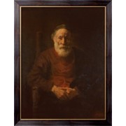 Картина Портрет старика в красном, Рембрант, Харменс ван Рейн фотография