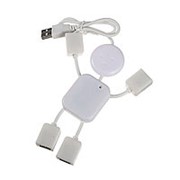 Разветвитель USB (Hub) - Человечек, 4 порта USB 2.0, шнур 41 см фотография