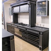 Кухня черная фото
