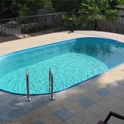 Сборный бассейн Aqualife:размер 5,5х3,7 , объем в м(3) - 22,5, общий вес 292кг.