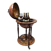 Глобус-бар напольный d 36, на ножках стационарный фото