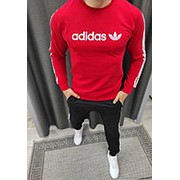 Мужской спортивный костюм Adidas красно-черный РО/-42382 фотография