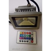 Прожектор Светодиодный 10 Ватт RGB ТМ Ekoled с пультом фото