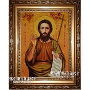 Иоанн Предтеча - Качественная Икона Из Янтаря, Ручная Работа Код товара: ар-125 фотография