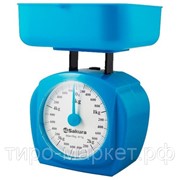 Весы кухонные механические Sakura 5кг SA-6017BL, синий фотография