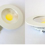 Светодиодный светильник COB 452/1 10W Pure White круглый фото