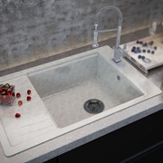 Кухонная мойка “Firenze“ цвет “Marmo elegante“ Бесплатная доставка фото