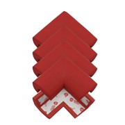 Защитные уголки-накладки мягкие 4 шт красные