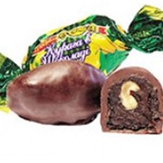 Конфеты курага с грецким орехом в шоколаде (1 кг, 0,5 кг, 0,2 кг) фотография