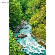 Фотообои “Река в Непале“ (состоит из 2 частей), 1,8 х 2,7 м фотография