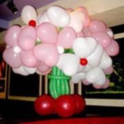 Букет из латексных шаров фотография