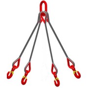 Строп канатный четырехветвевой 2,5м, 2,5т, D 11 фото